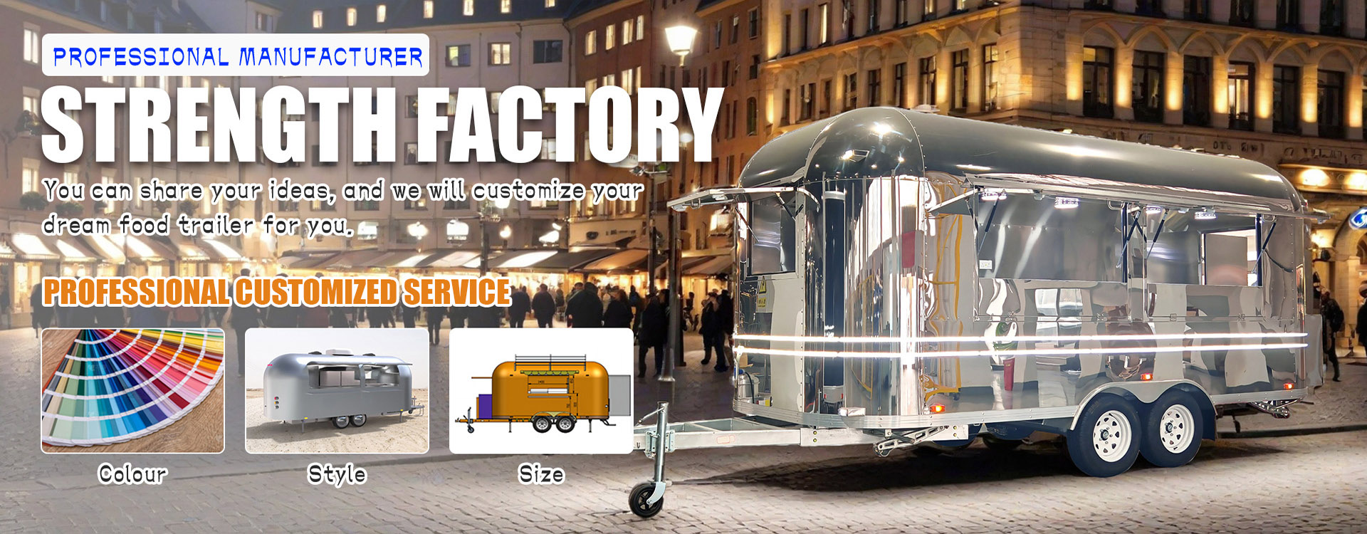 Food Trailer Producent Truck