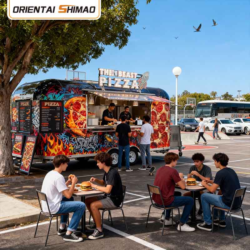 Udstyret Food Truck