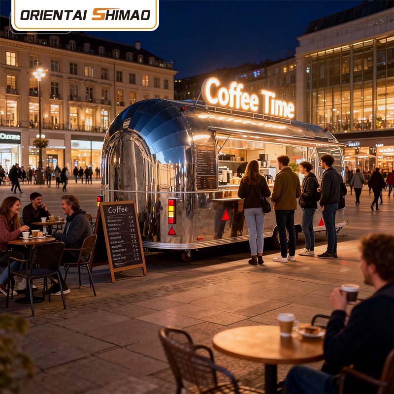 Fastfood trailer lastbil