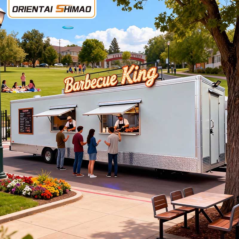 Isvogn Gelato Dessert Churros Mobil Catering Food Trailer Street Service Food Truck