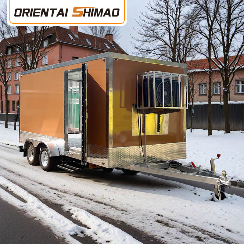 Isoleret fryser trailer til ekstreme temperaturer