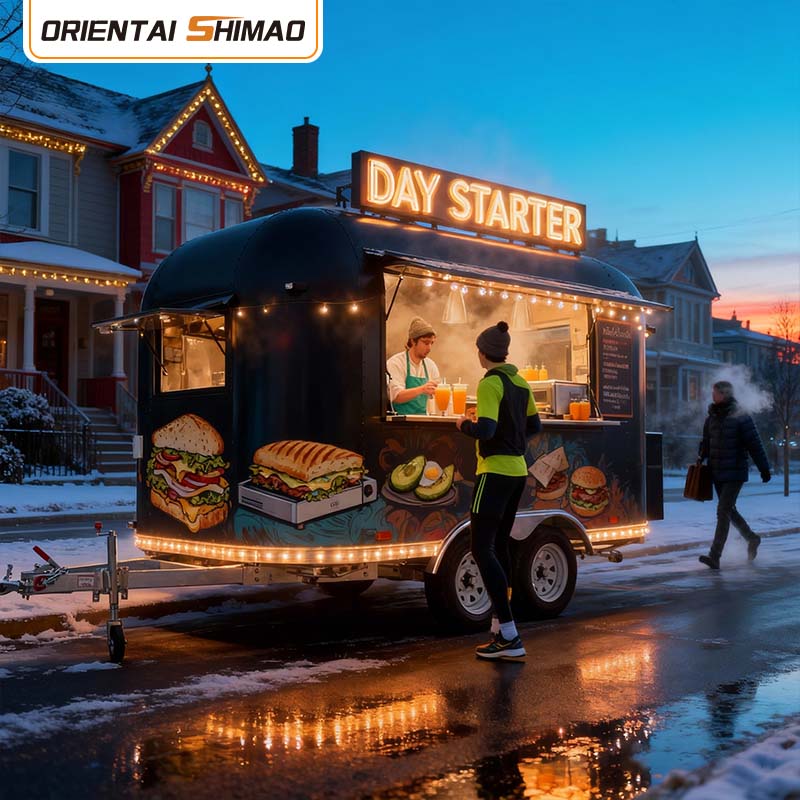 Pizza Kaffe Hotdog Trailer